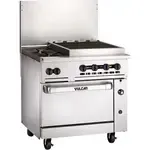 Vulcan 36S-2B24CBN, Range, 36" Restaurant, Gas